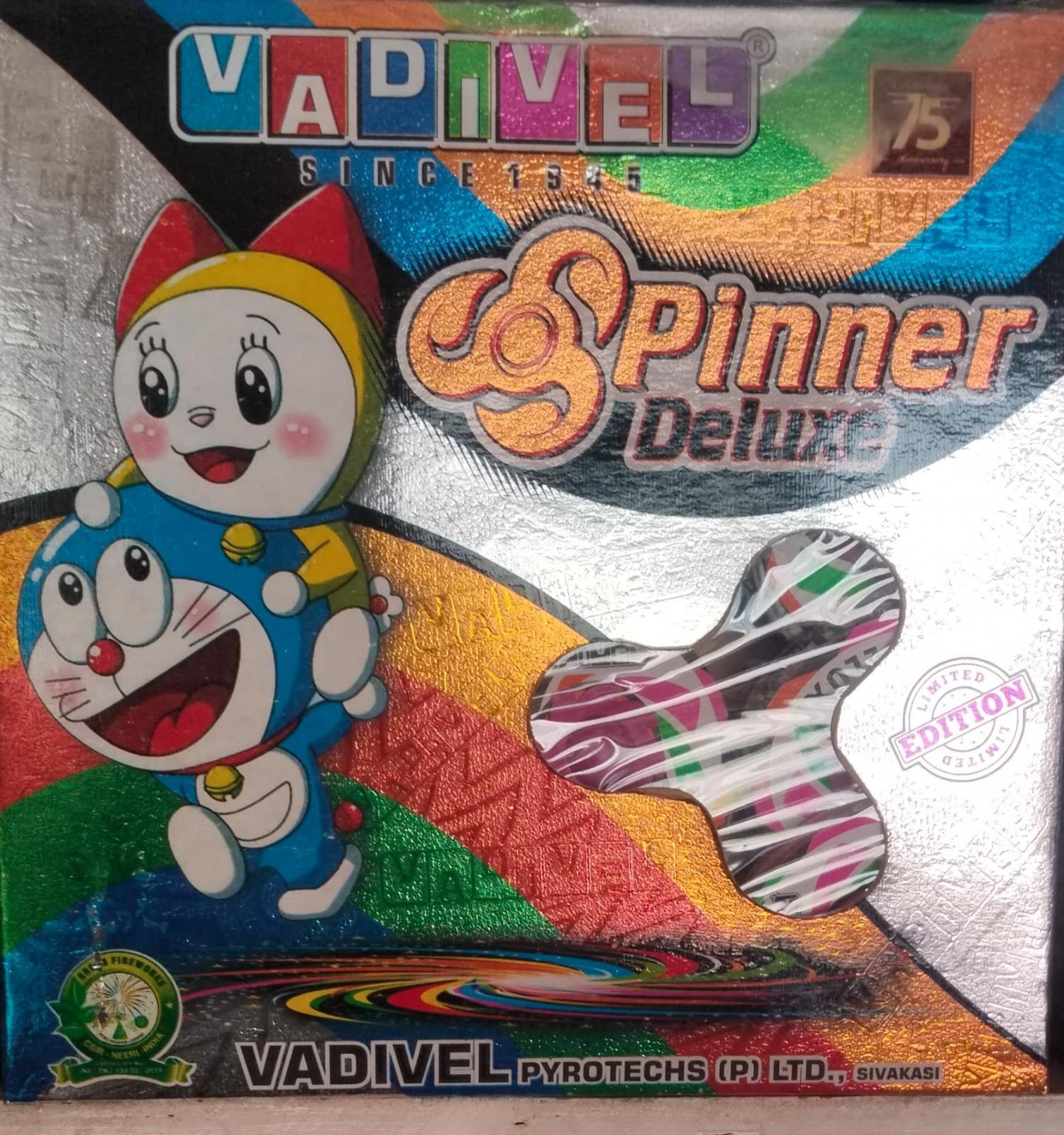inba Crackers DELUXE Spinner Plastic Chakkar
